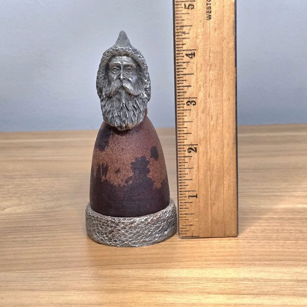 Vtg Kiefer Collectibles Pewter & Wood 